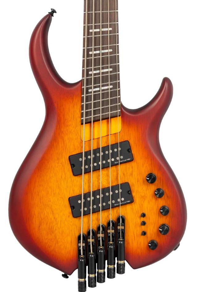 Solid body elektrische bas Sire Marcus Miller M6 Headless 5ST 5-String - Tobacco Sunburst Satin