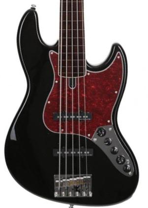 Solid body elektrische bas Sire Marcus Miller V7 Alder 5ST 5-String Fretless (2nd Gen) - Black