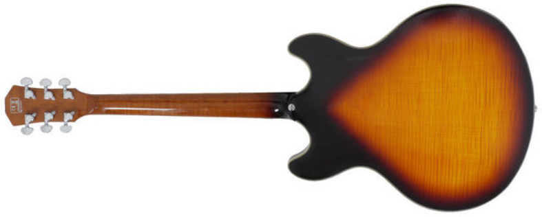 Sire Larry Carlton H7 Signature Ht Hh Eb - Vintage Sunburst - Semi hollow elektriche gitaar - Variation 2