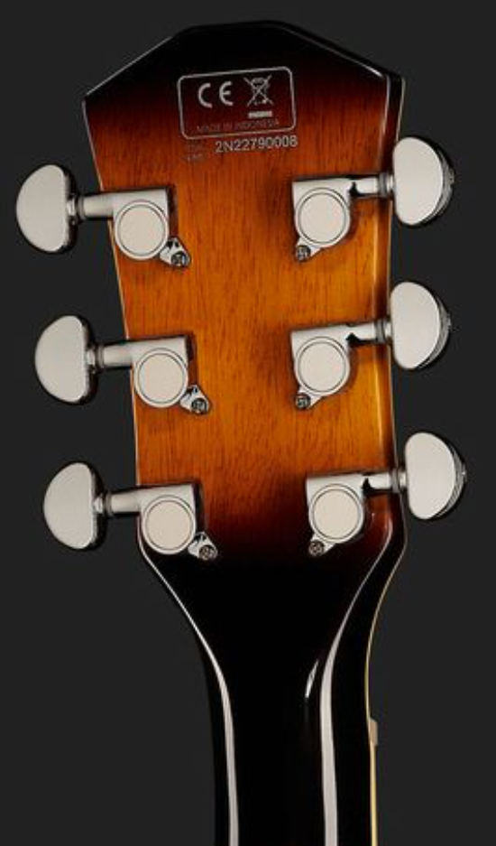 Sire Larry Carlton H7v Signature 2s P90 Ht Eb - Vintage Sunburst - Semi hollow elektriche gitaar - Variation 7