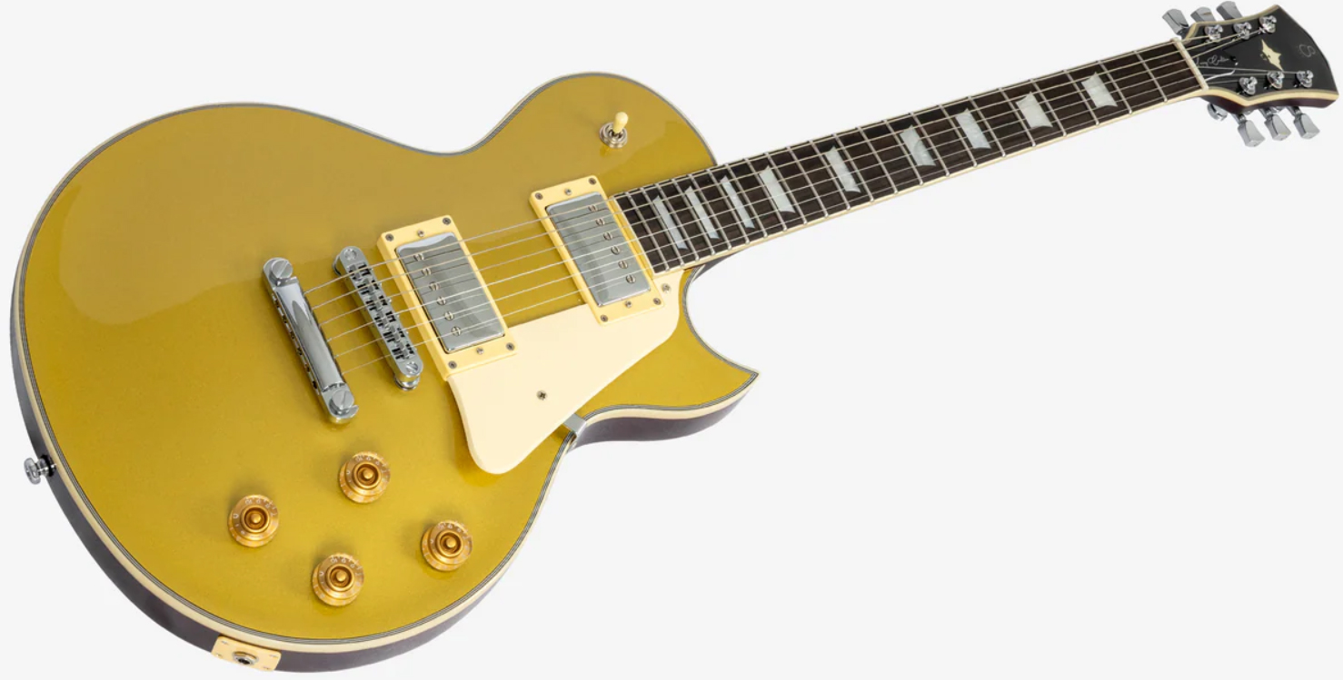 Sire Larry Carlton L7 New Gen 2h Ht Eb - Metallic Gold - Single cut gitaar - Variation 2