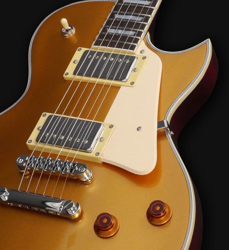 Sire Larry Carlton L7 Signature Ht Hh Eb - Gold Top - Enkel gesneden elektrische gitaar - Variation 1