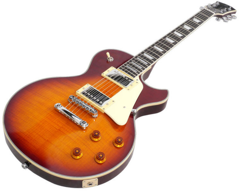 Sire Larry Carlton L7 Signature Ht Hh Eb - Tobacco Sunburst - Enkel gesneden elektrische gitaar - Variation 1