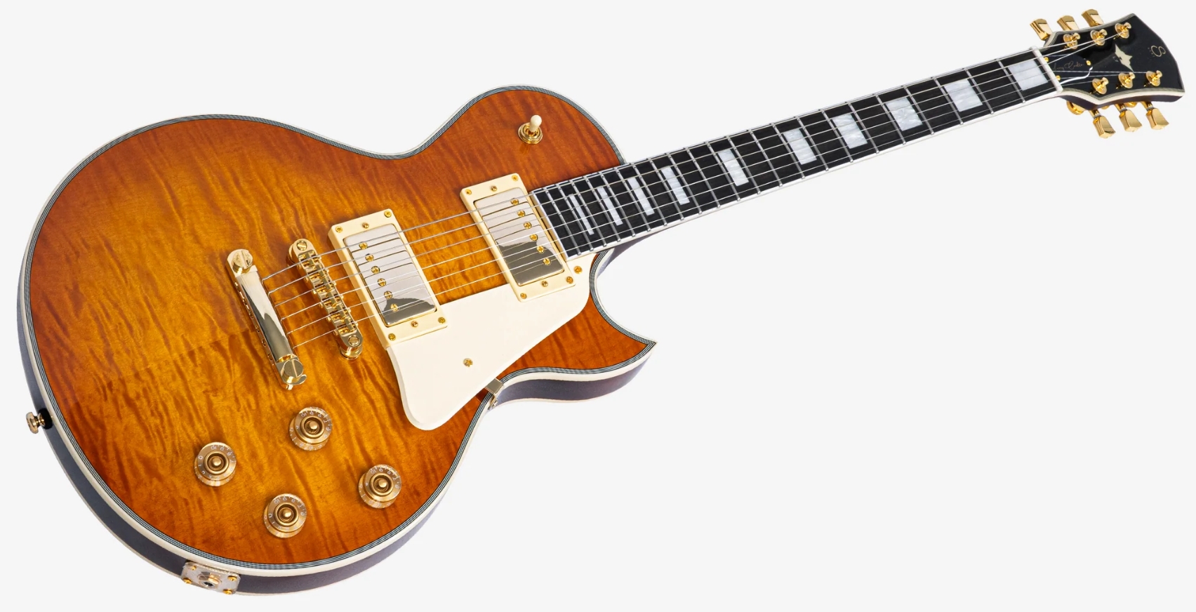 Sire Larry Carlton L7dx 2h Ht Eb - Amber Burst - Single cut gitaar - Variation 2