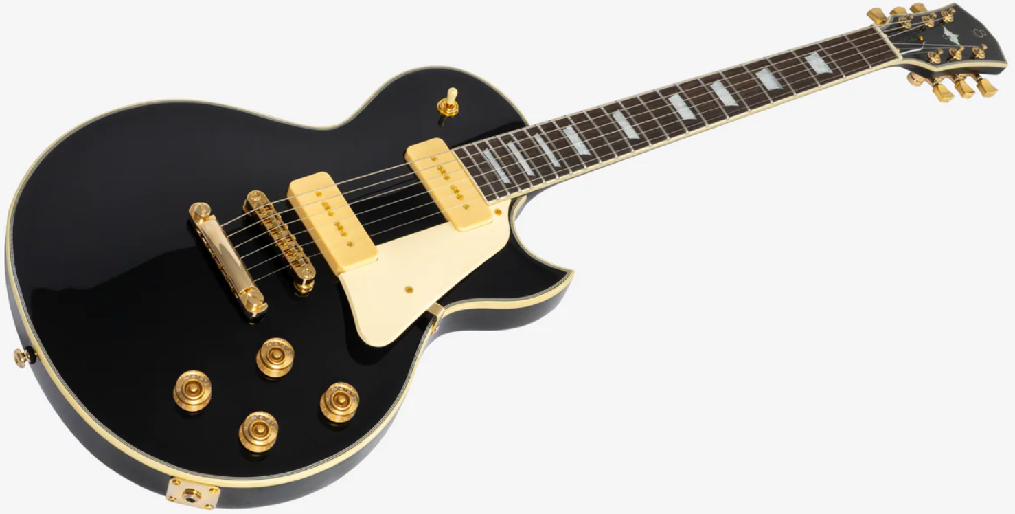 Sire Larry Carlton L7v New Gen 2s P90 Ht Eb - Black - Single cut gitaar - Variation 2