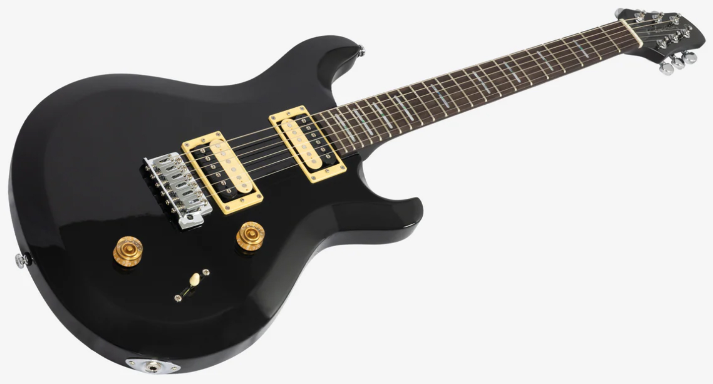 Sire Larry Carlton Q3 2h Trem Rw - Black - Double cut gitaar - Variation 2