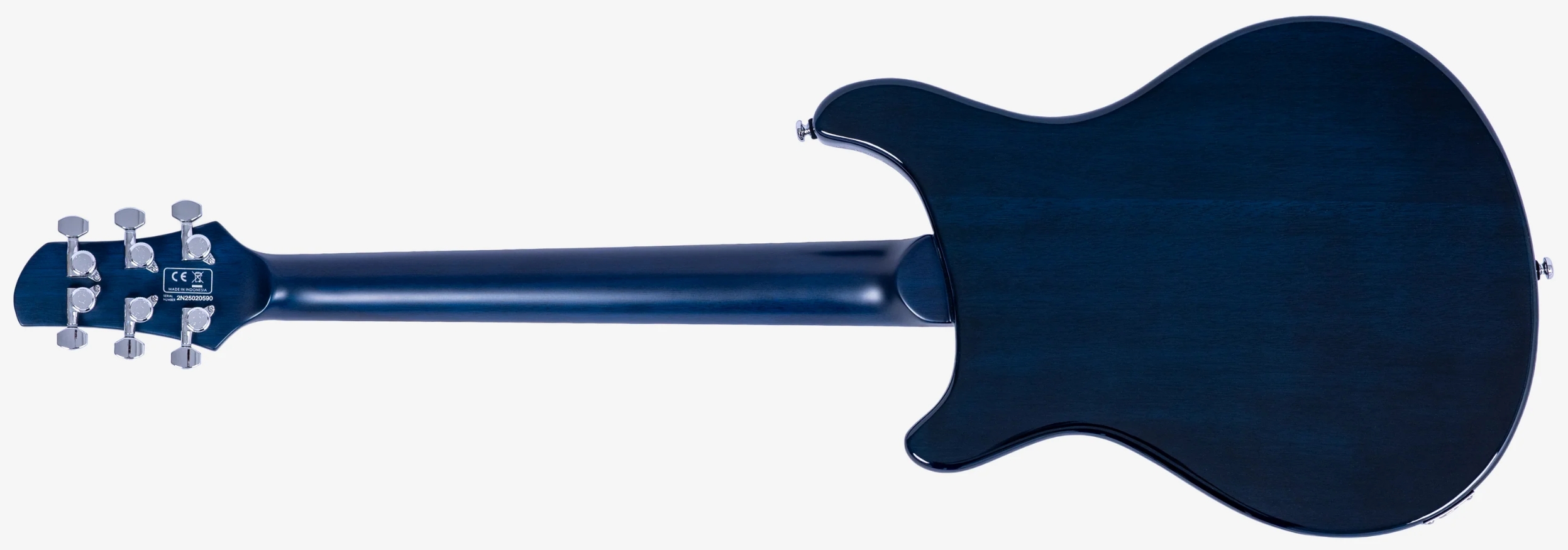 Sire Larry Carlton Q7 2h Ht Eb - Transparent Blue - Semi hollow elektriche gitaar - Variation 1