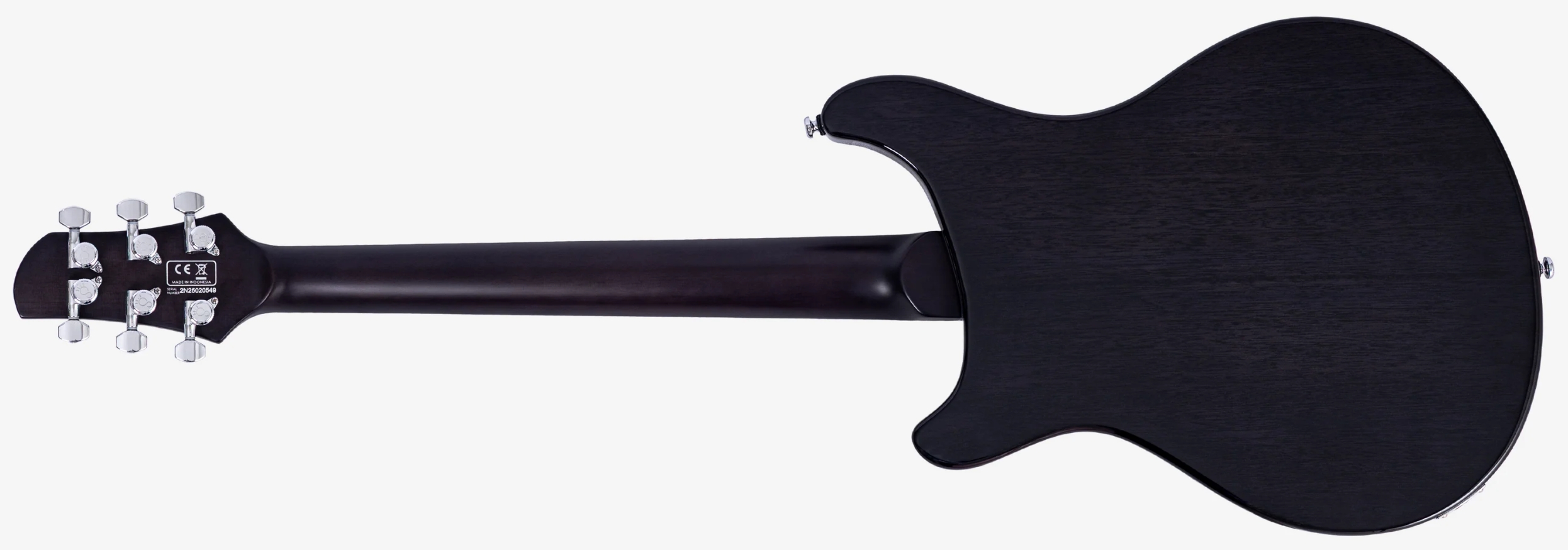 Sire Larry Carlton Q7 Hollow 2h Ht Eb - Transparent Black - Semi hollow elektriche gitaar - Variation 1