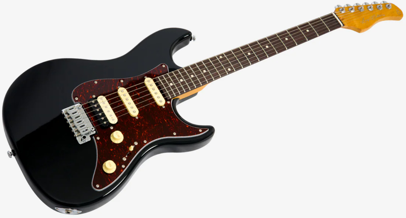 Sire Larry Carlton S3 Hss New Gen Trem Rw - Black - Elektrische gitaar in Strat vorm - Variation 2
