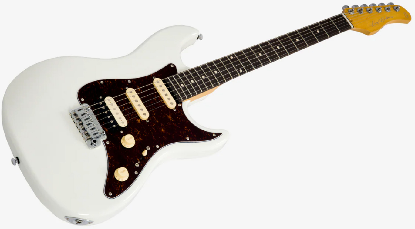 Sire Larry Carlton S3 Hss New Gen Trem Rw - Antique White - Elektrische gitaar in Strat vorm - Variation 2