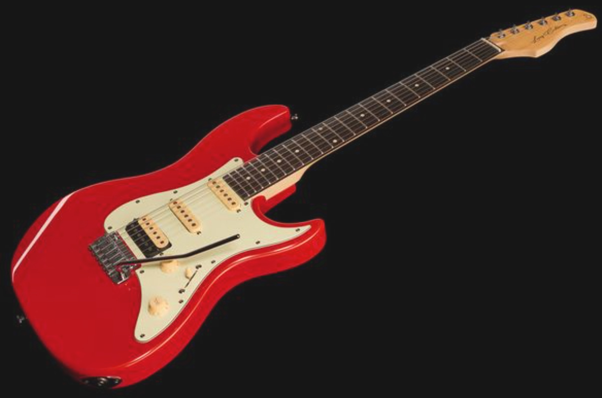 Sire Larry Carlton S3 Lh Signature Gaucher Hss Trem Rw - Dakota Red - Linkshandige elektrische gitaar - Variation 1