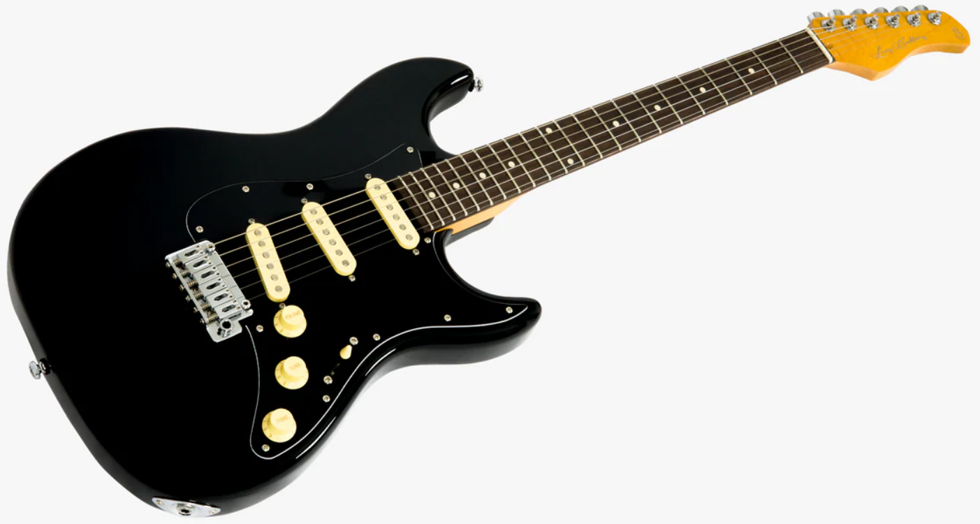 Sire Larry Carlton S3 New Gen 3s Trem Rw - Black - Elektrische gitaar in Strat vorm - Variation 2