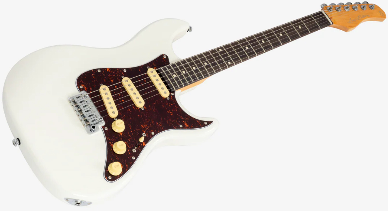 Sire Larry Carlton S3 New Gen 3s Trem Rw - Antique White - Elektrische gitaar in Strat vorm - Variation 3