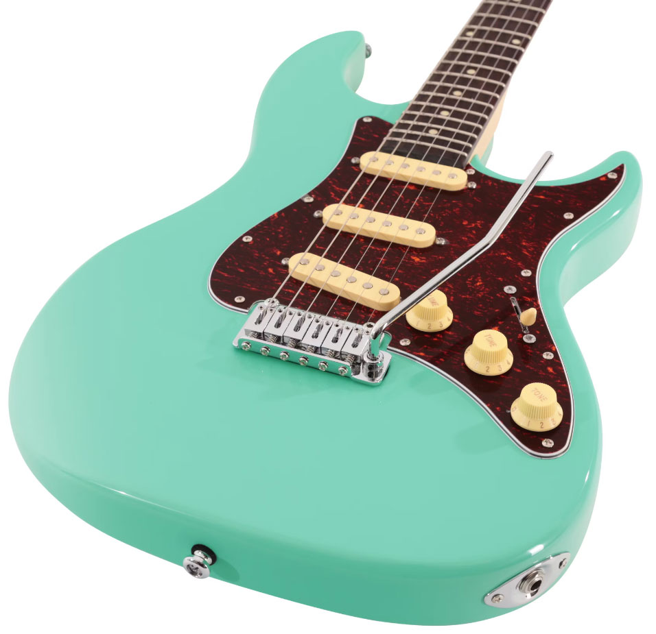 Sire Larry Carlton S3 Sss Signature 3s Trem Rw - Mild Green - Elektrische gitaar in Str-vorm - Variation 2