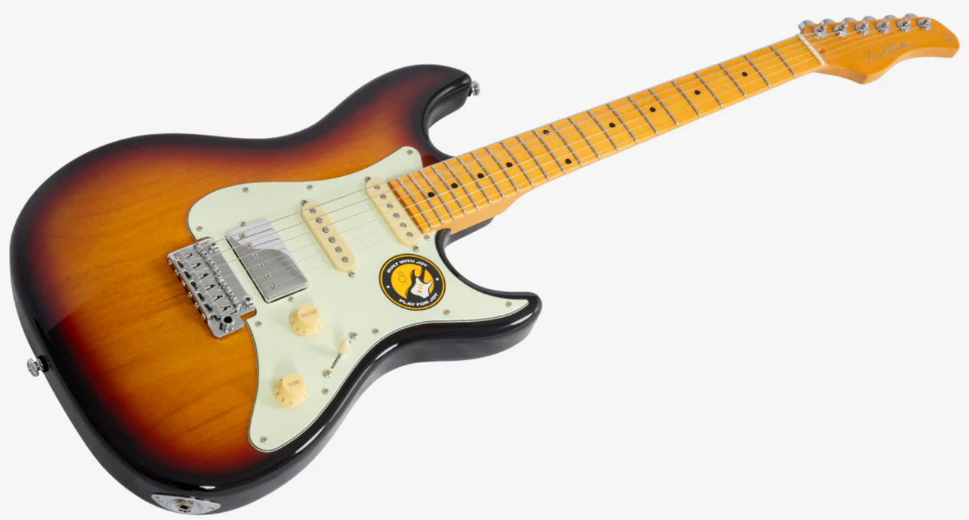 Sire Larry Carlton S5 Hss Trem Mn - 3 Tone Sunburst - Elektrische gitaar in Strat vorm - Variation 2