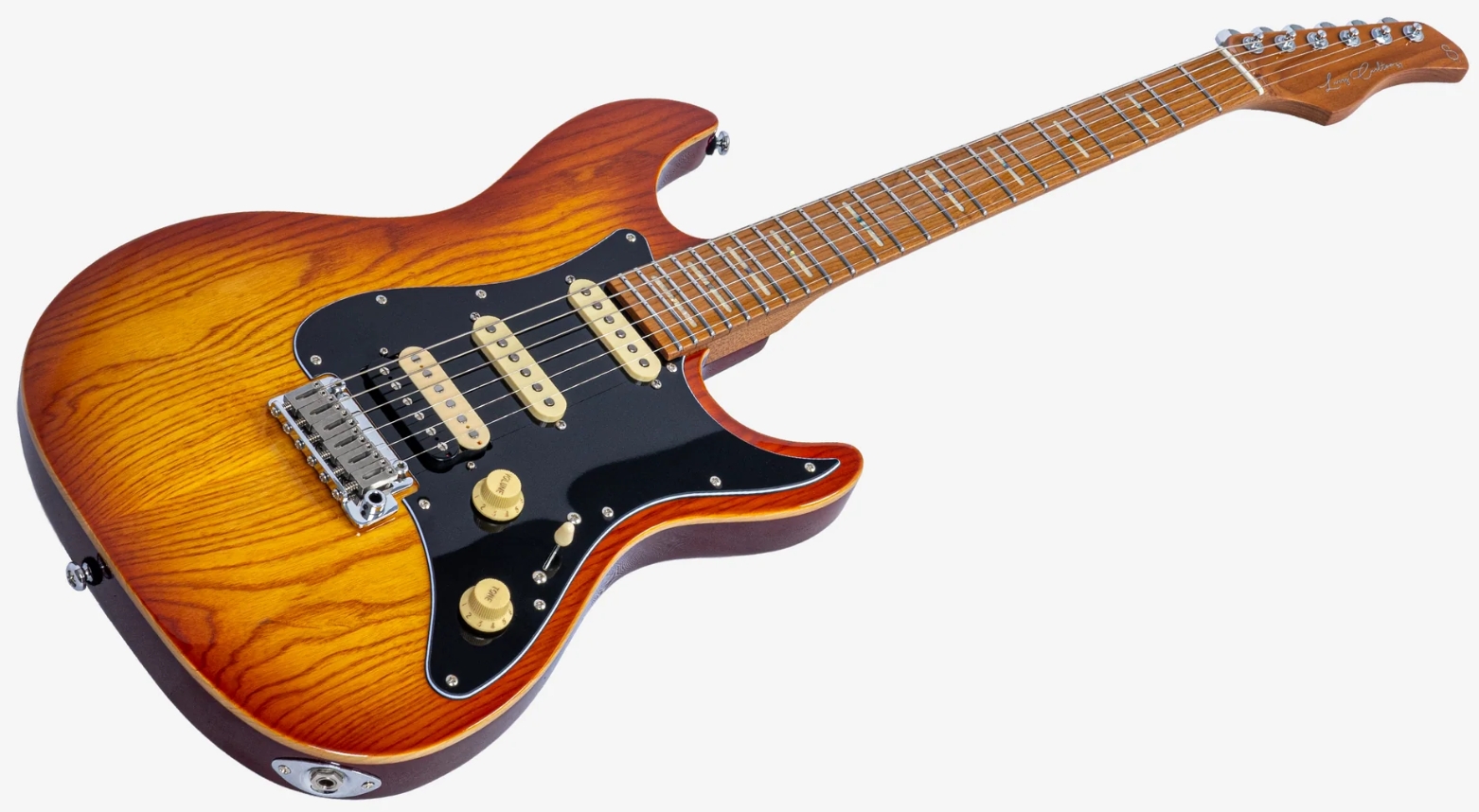 Sire Larry Carlton S7 Ash Top 3s Trem Mn - Amber Burst - Elektrische gitaar in Strat vorm - Variation 2