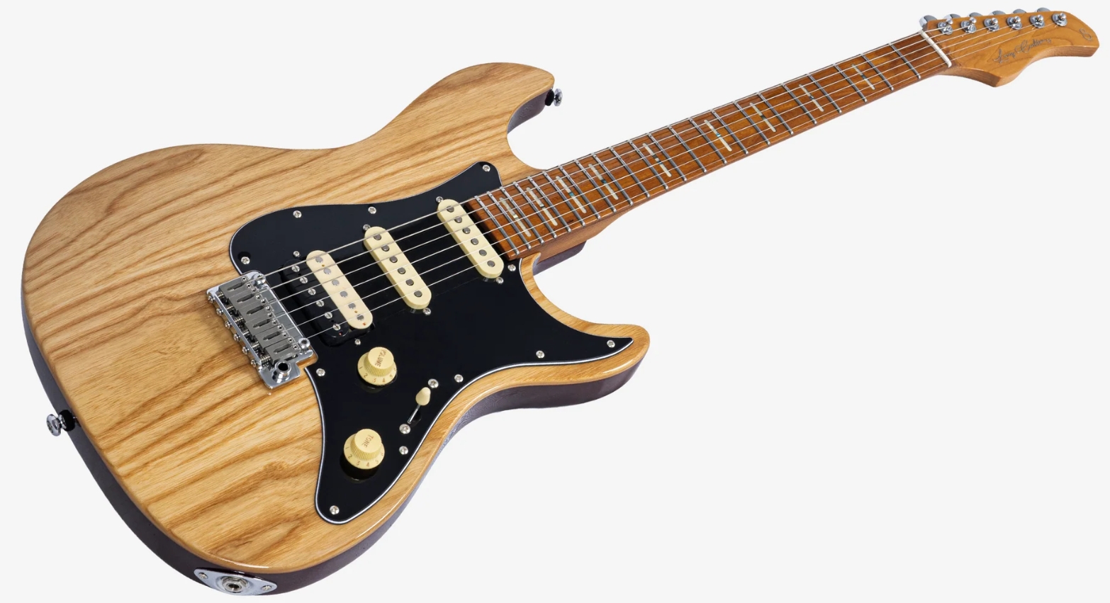 Sire Larry Carlton S7 Ash Top 3s Trem Mn - Natural - Elektrische gitaar in Strat vorm - Variation 2