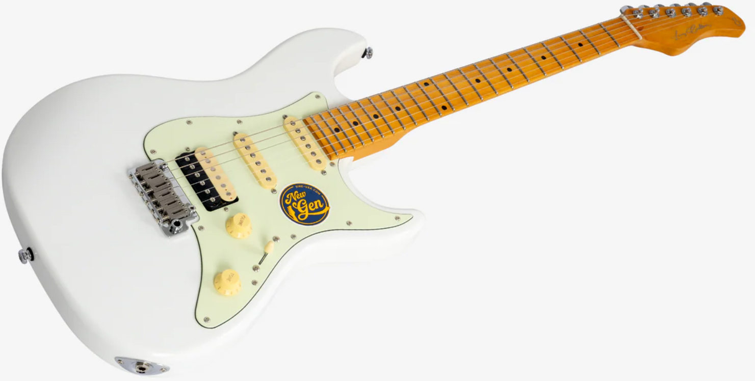 Sire Larry Carlton S7 Hss Lh Gaucher New Gen Trem Mn - White - Elektrische gitaar in Strat vorm - Variation 2