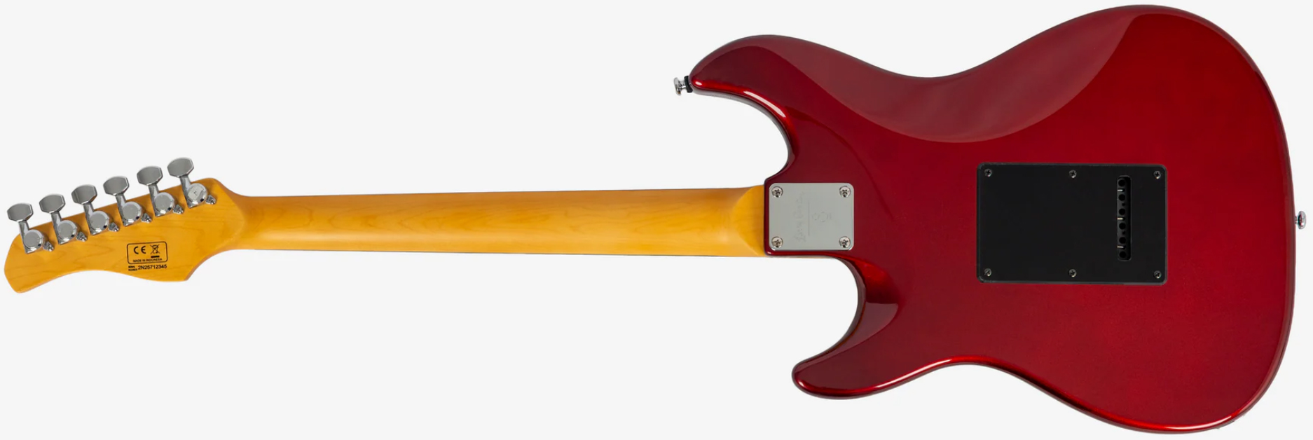 Sire Larry Carlton S7 Hss Lh Gaucher New Gen Trem Rw - Candy Apple Red - Elektrische gitaar in Strat vorm - Variation 1