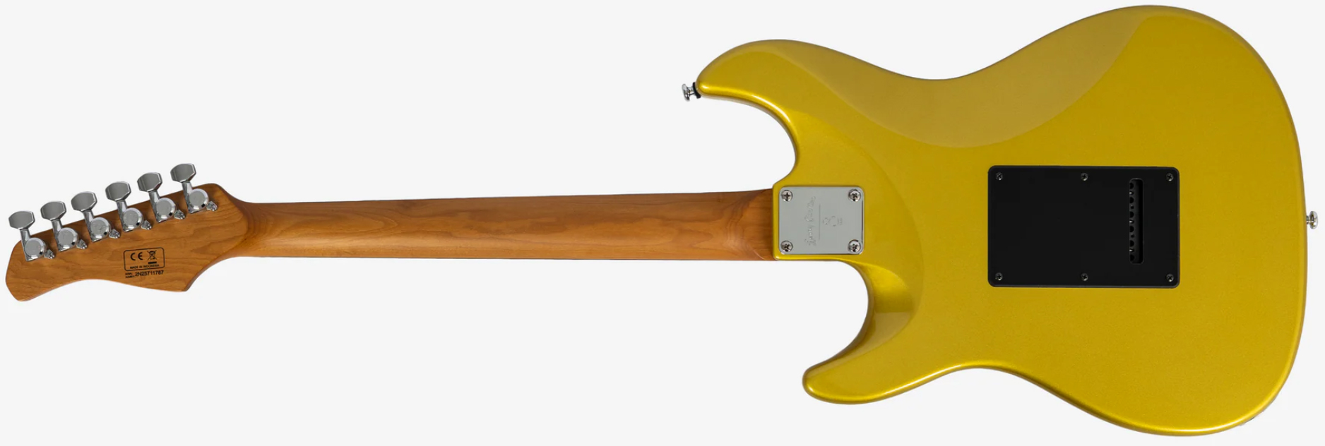 Sire Larry Carlton S7 Hss Lh Gaucher New Gen Trem Rw - Metallic Gold - Elektrische gitaar in Strat vorm - Variation 1