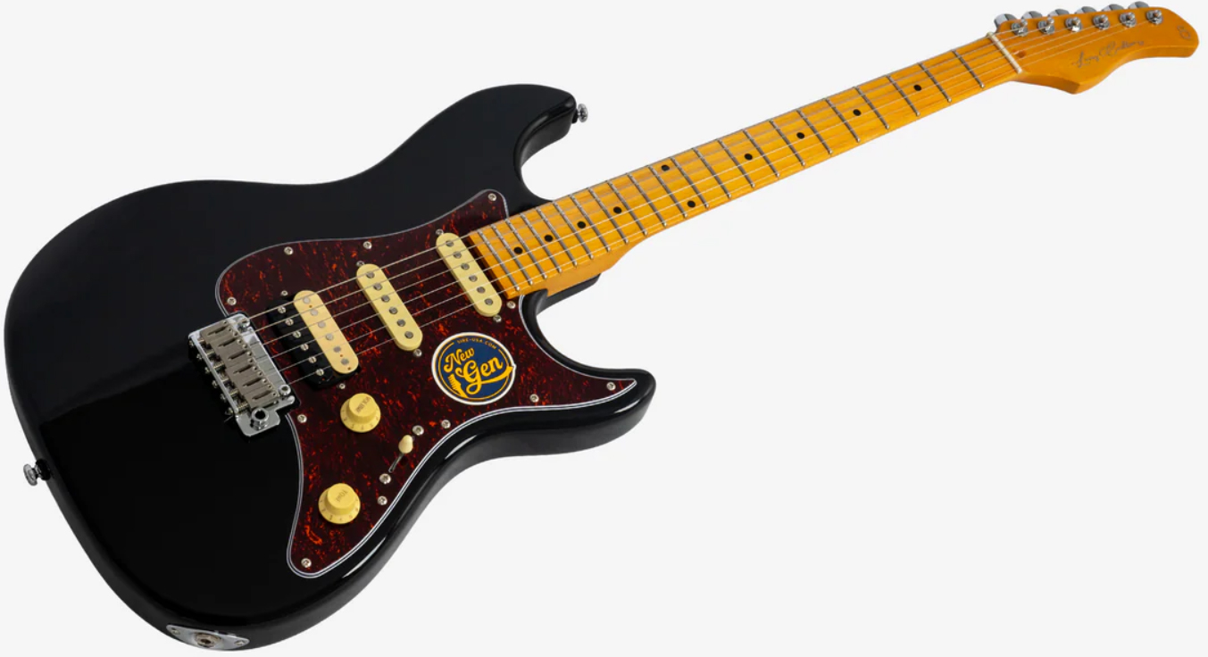 Sire Larry Carlton S7 Hss New Gen Trem Mn - Black - Elektrische gitaar in Strat vorm - Variation 2