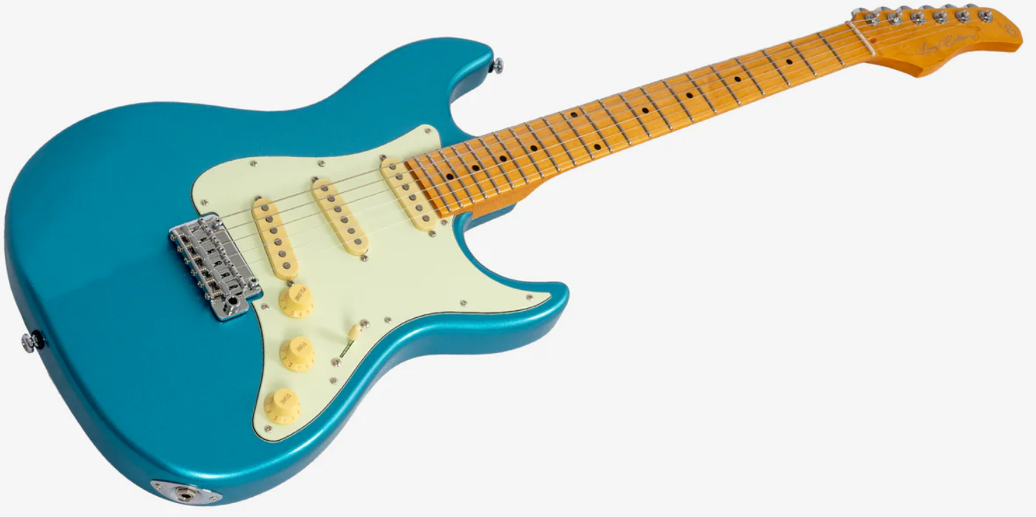 Sire Larry Carlton S7 Lh Gaucher New Gen 3s Trem Mn - Tide Pool - Elektrische gitaar in Strat vorm - Variation 2