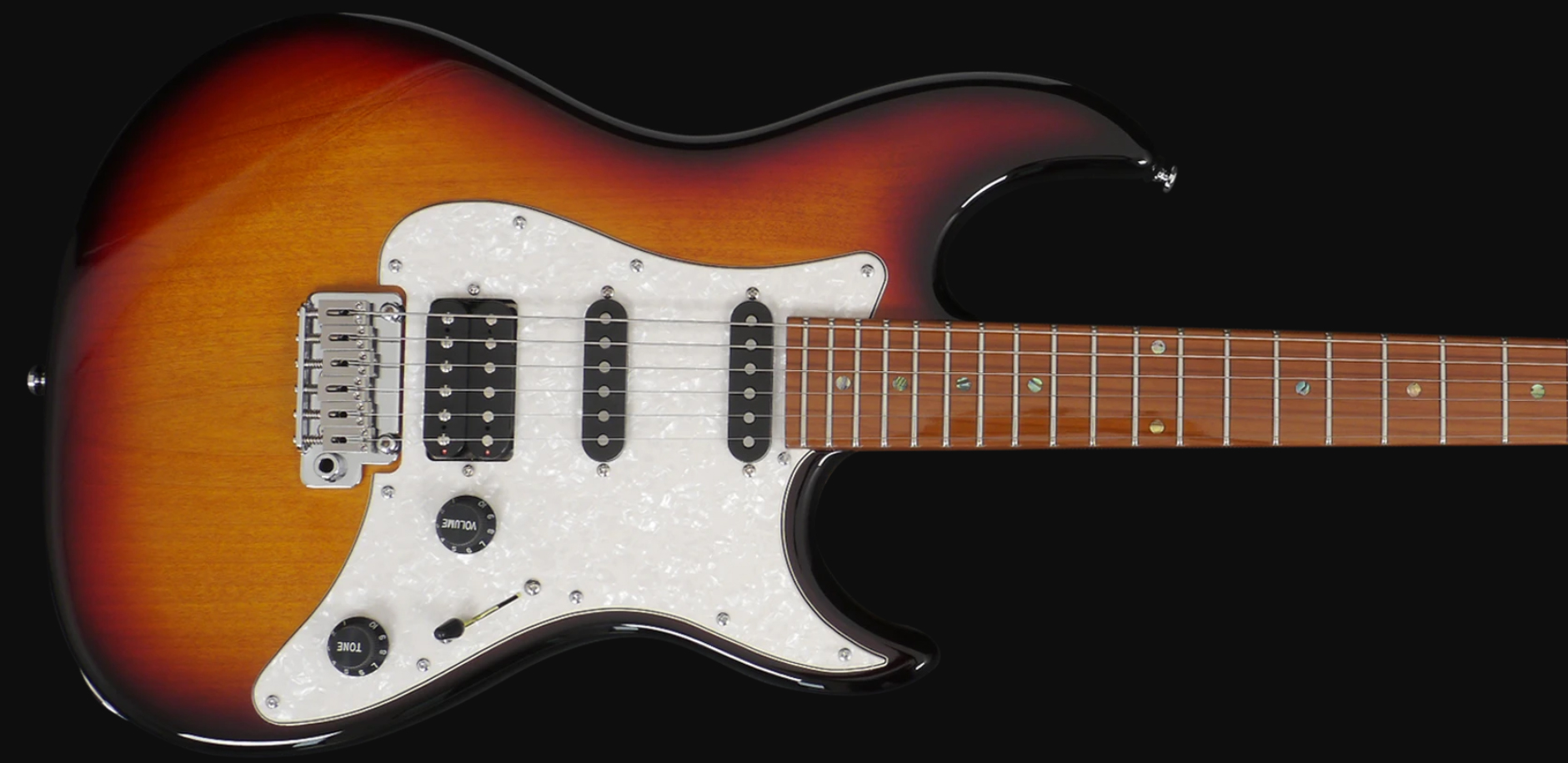 Sire Larry Carlton S7 Signature Hss Trem Eb - 3 Tone Sunburst - Elektrische gitaar in Str-vorm - Variation 2