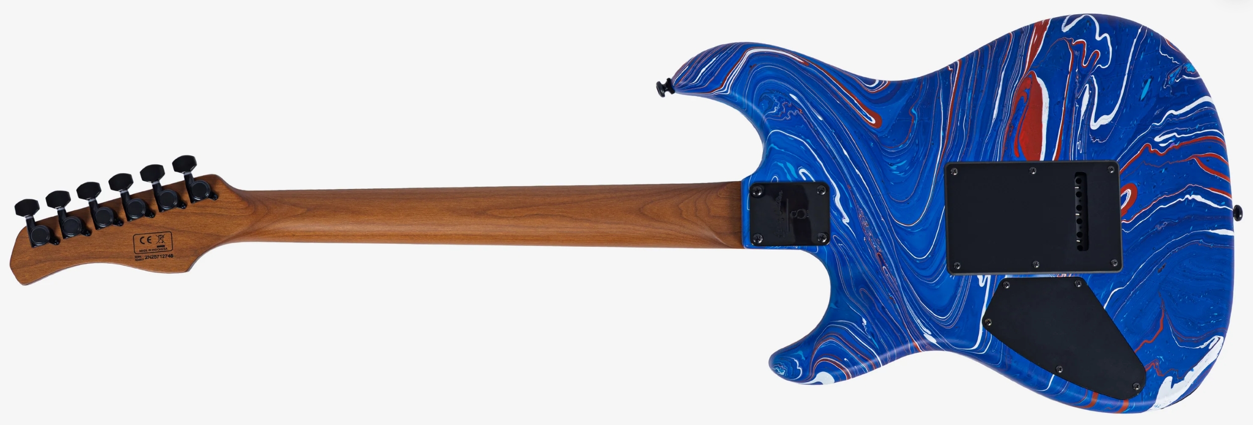 Sire Larry Carlton S7 Sw Hss Trem Rw - Blue Swirl - Elektrische gitaar in Strat vorm - Variation 1