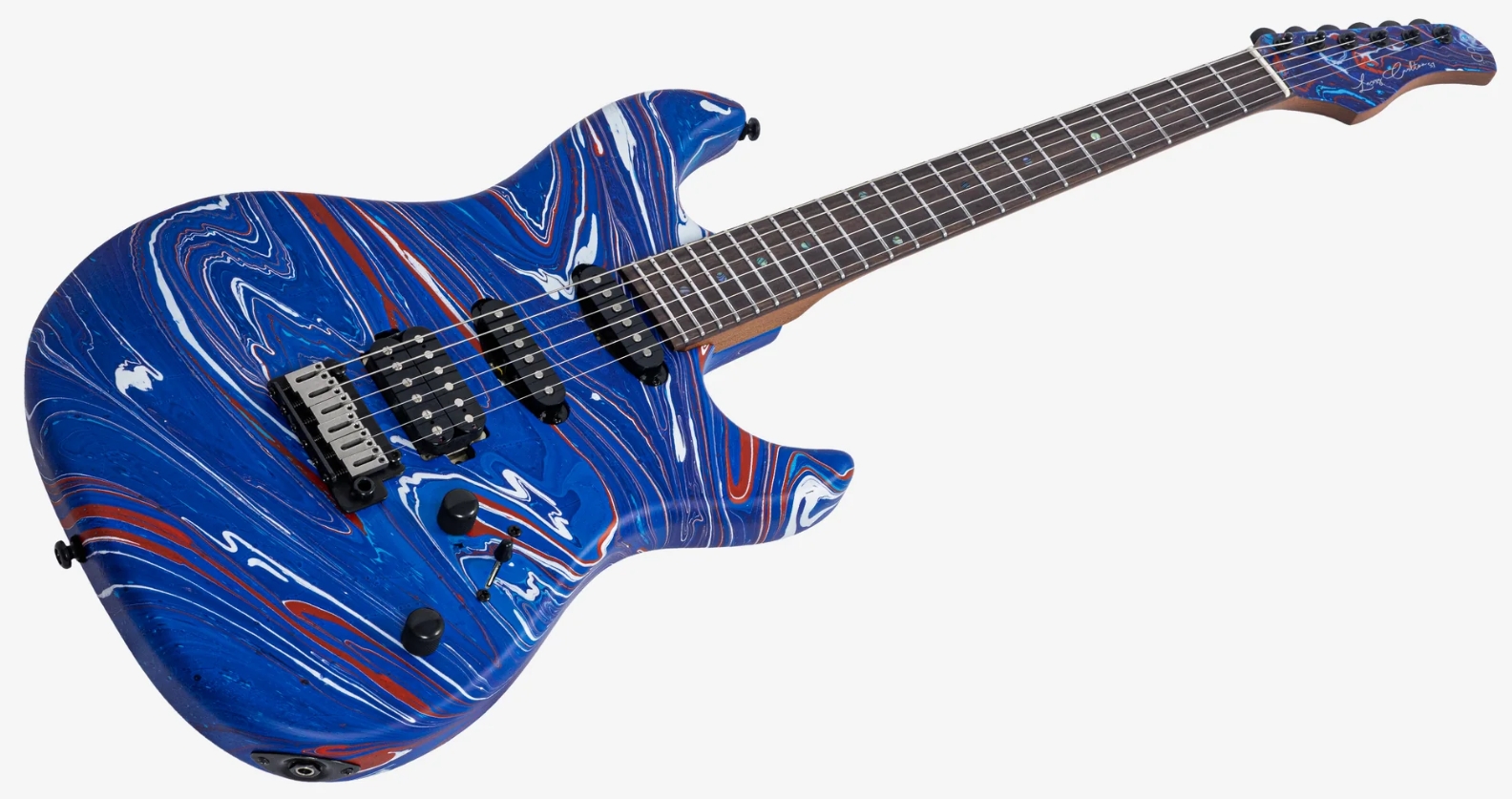 Sire Larry Carlton S7 Sw Hss Trem Rw - Blue Swirl - Elektrische gitaar in Strat vorm - Variation 2