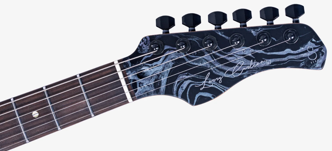 Sire Larry Carlton S7 Sw Hss Trem Rw - Black Swirl - Elektrische gitaar in Strat vorm - Variation 3