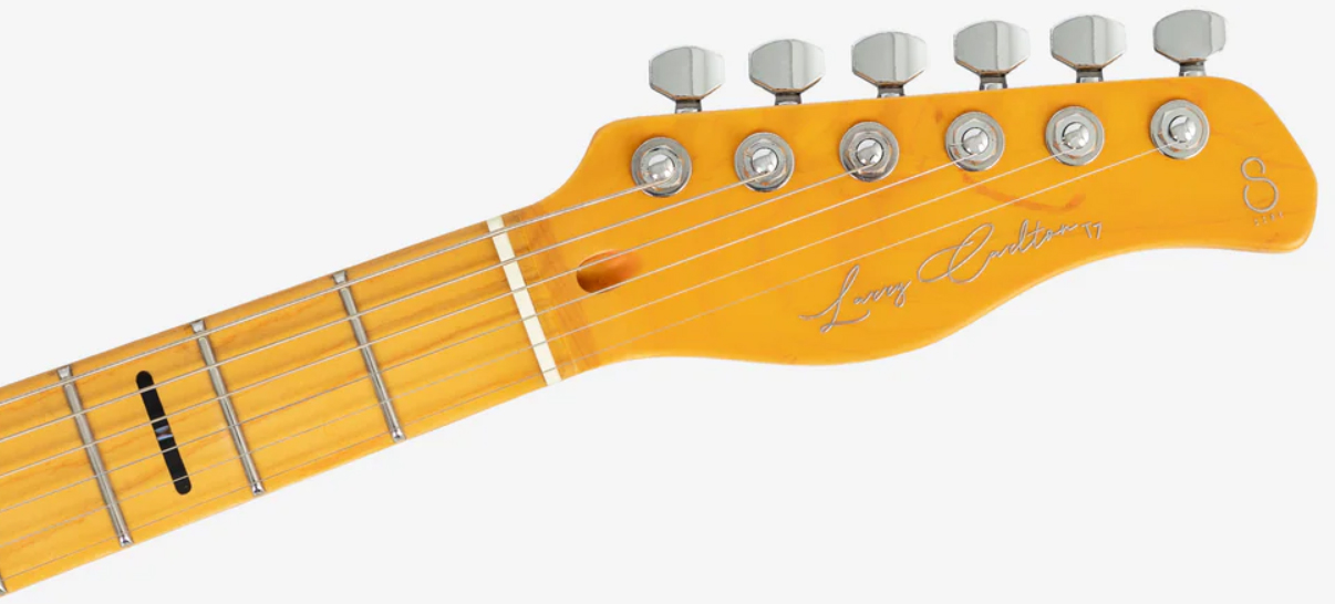 Sire Larry Carlton T7 Fm New Gen 2h Trem Mn - Transparent Blue - Televorm elektrische gitaar - Variation 3