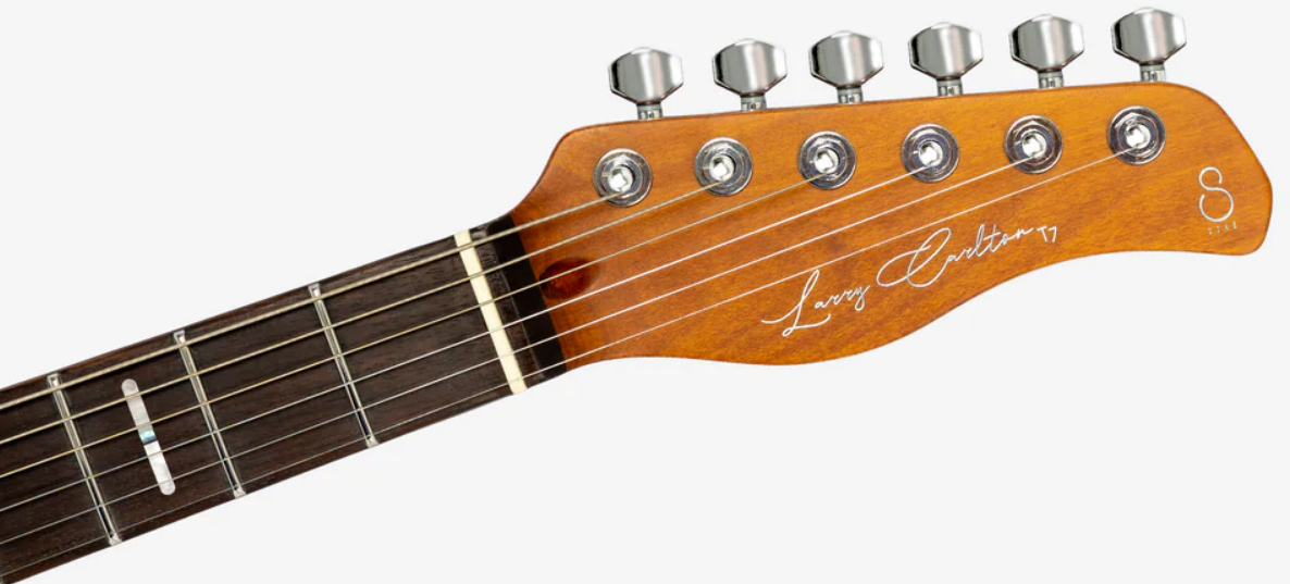 Sire Larry Carlton T7 Fm New Gen 2h Trem Rw - Transparent Black - Televorm elektrische gitaar - Variation 3