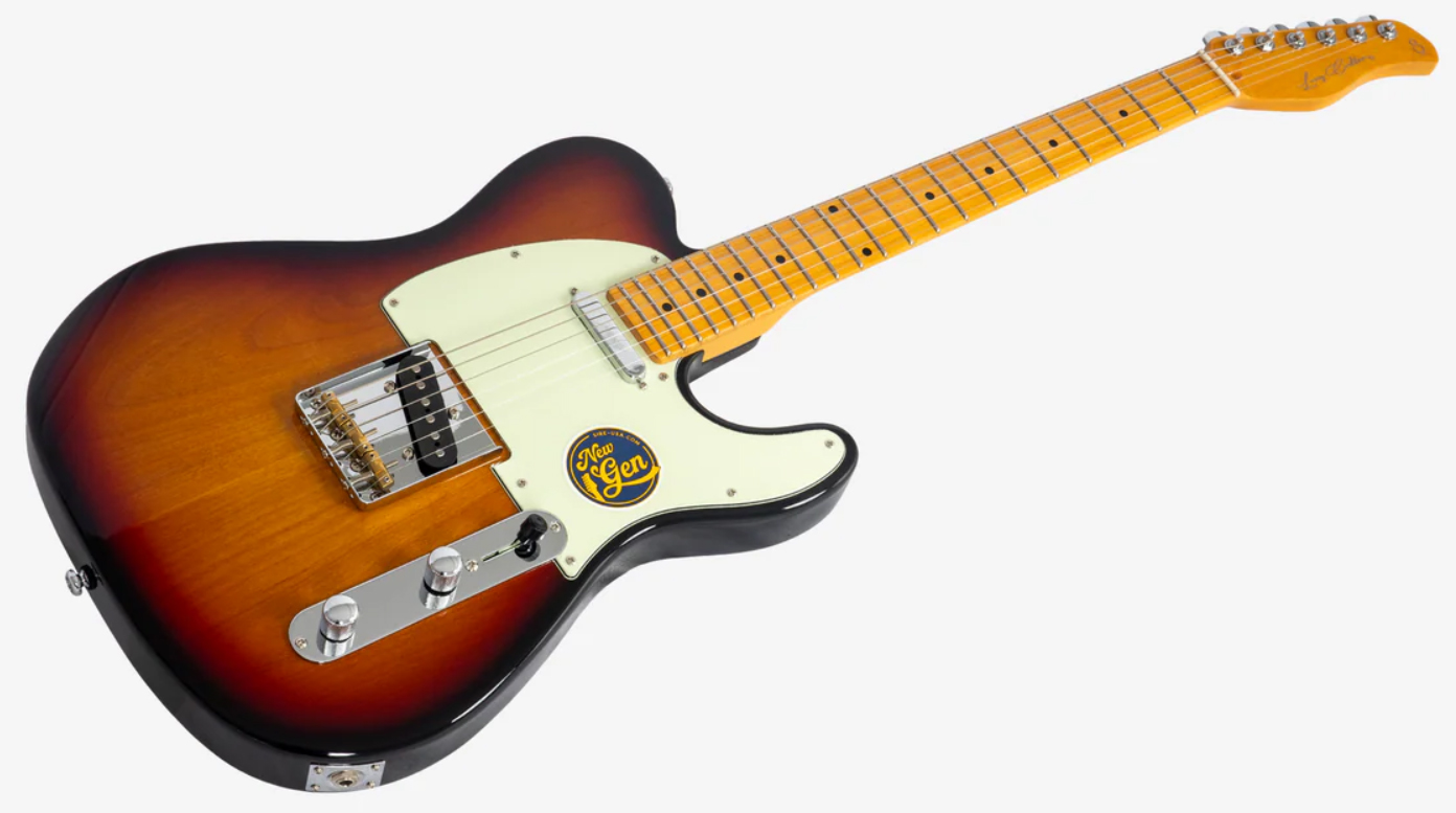 Sire Larry Carlton T7 Lh Gaucher New Gen 2s Ht Mn - 3 Tone Sunburst - Televorm elektrische gitaar - Variation 2