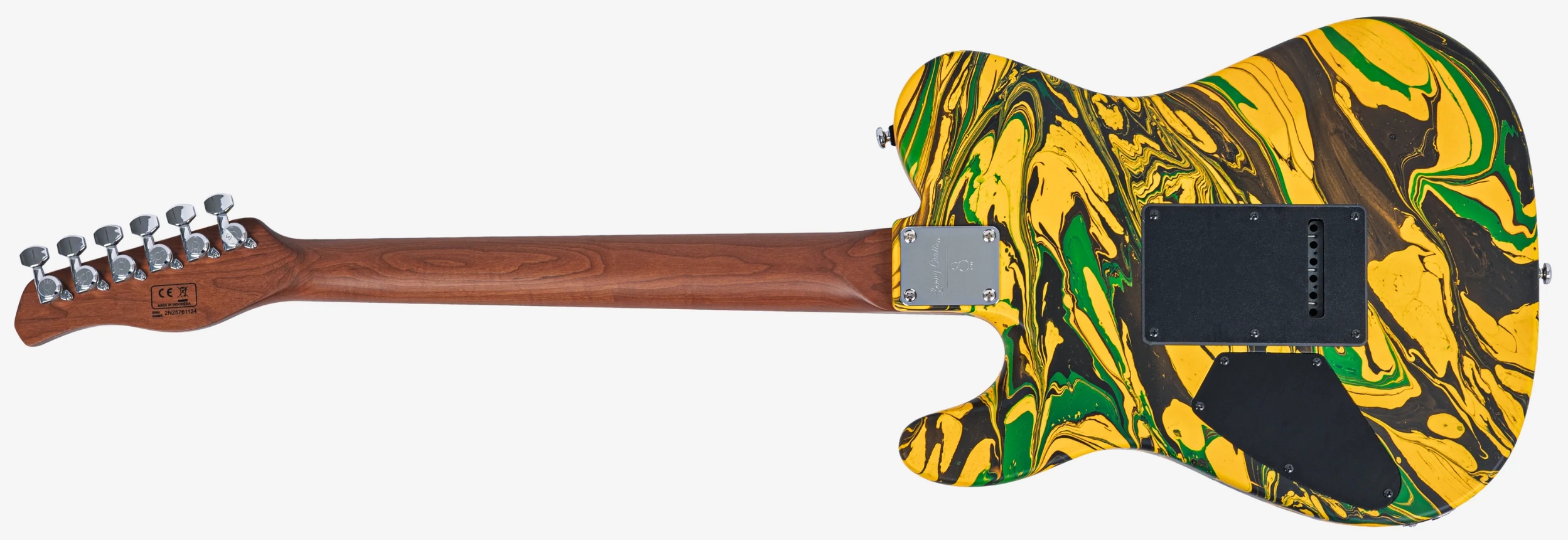 Sire Larry Carlton T7 Sw 2h Trem Rw - Yellow Swirl - Televorm elektrische gitaar - Variation 1