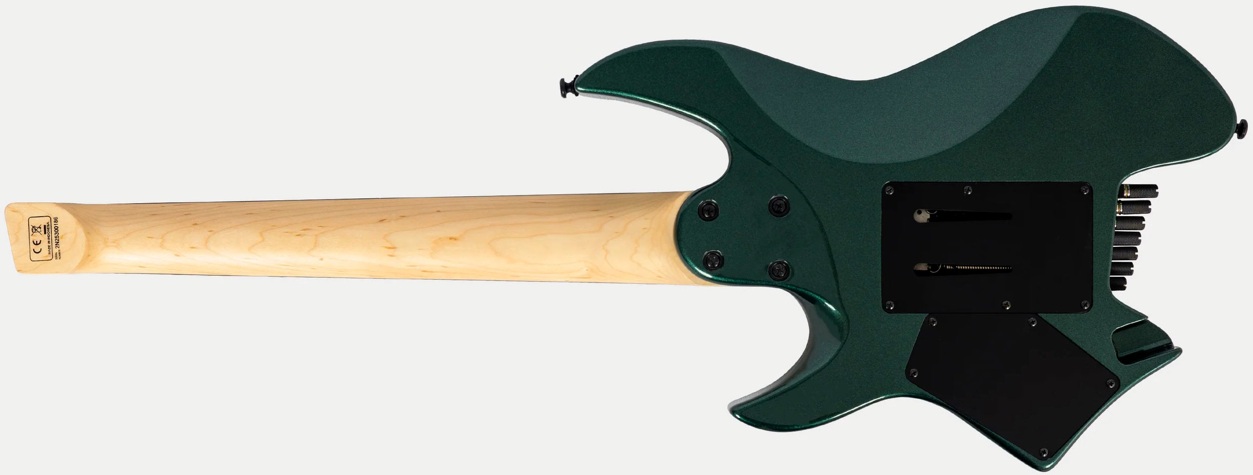 Sire Larry Carlton X6 Headless 7c Multiscale 2h Trem Rw - Metallic Green - Multi-scale gitaar - Variation 1