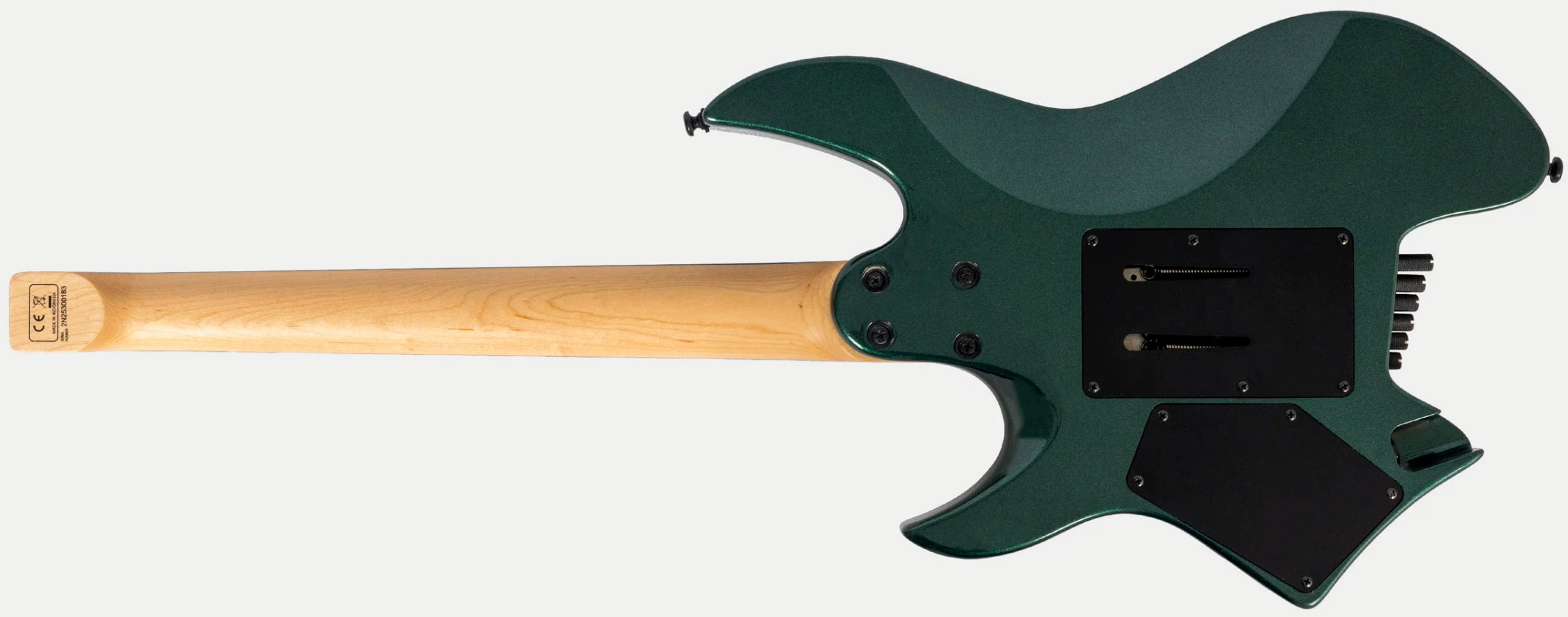 Sire Larry Carlton X6 Headless Multiscale 2h Trem Rw - Metallic Green - Multi-scale gitaar - Variation 1