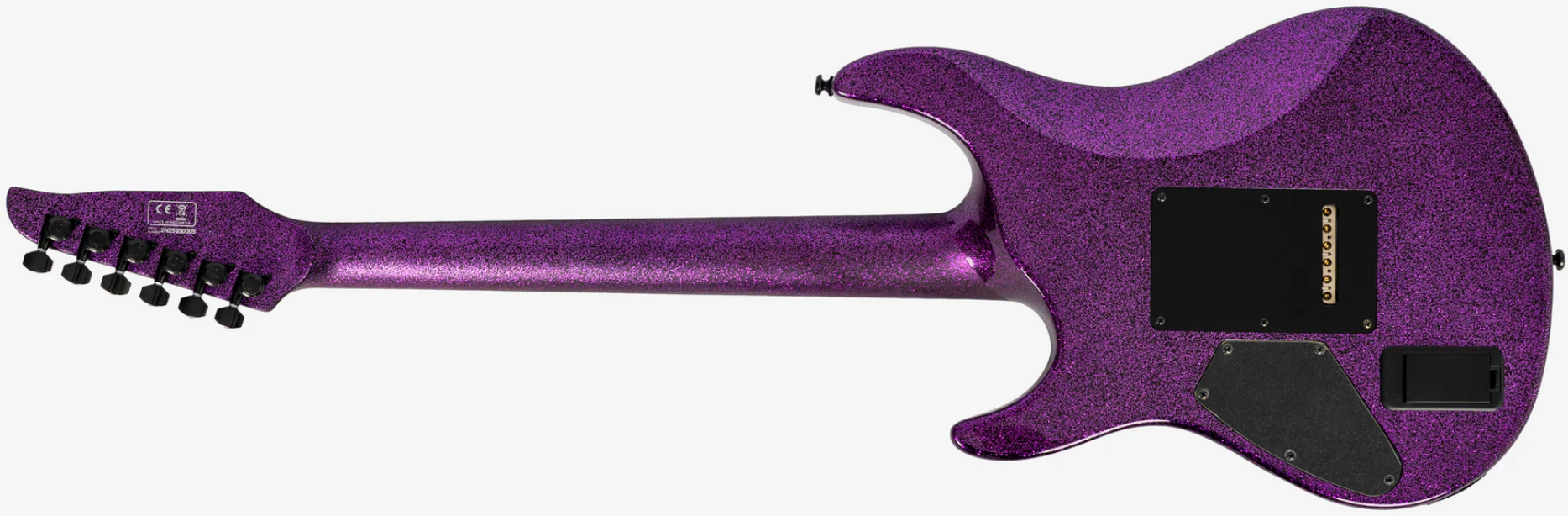 Sire Larry Carlton Y10 2h Fishman Fluence Trem Eb - Purple Sparkle - Elektrische gitaar in Strat vorm - Variation 1