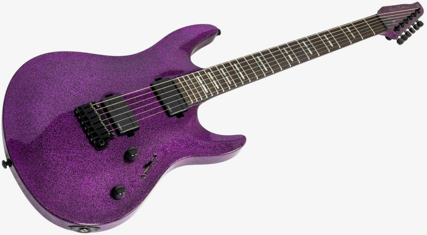 Sire Larry Carlton Y10 2h Fishman Fluence Trem Eb - Purple Sparkle - Elektrische gitaar in Strat vorm - Variation 2