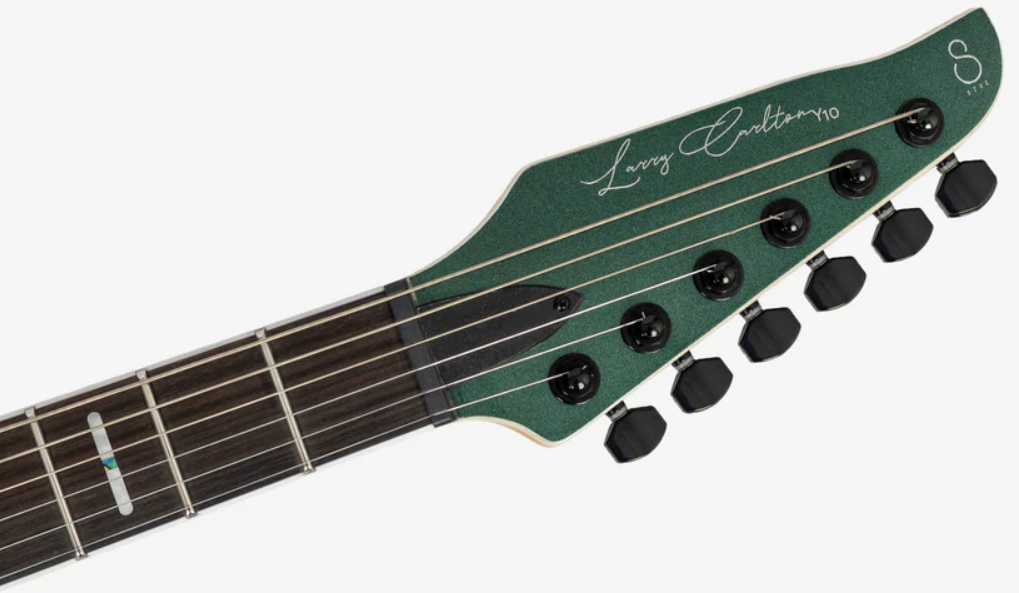 Sire Larry Carlton Y10 2h Fishman Fluence Trem Eb - Metallic Green - Elektrische gitaar in Strat vorm - Variation 3