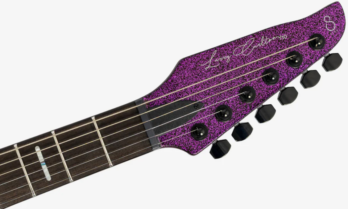 Sire Larry Carlton Y10 2h Fishman Fluence Trem Eb - Purple Sparkle - Elektrische gitaar in Strat vorm - Variation 3