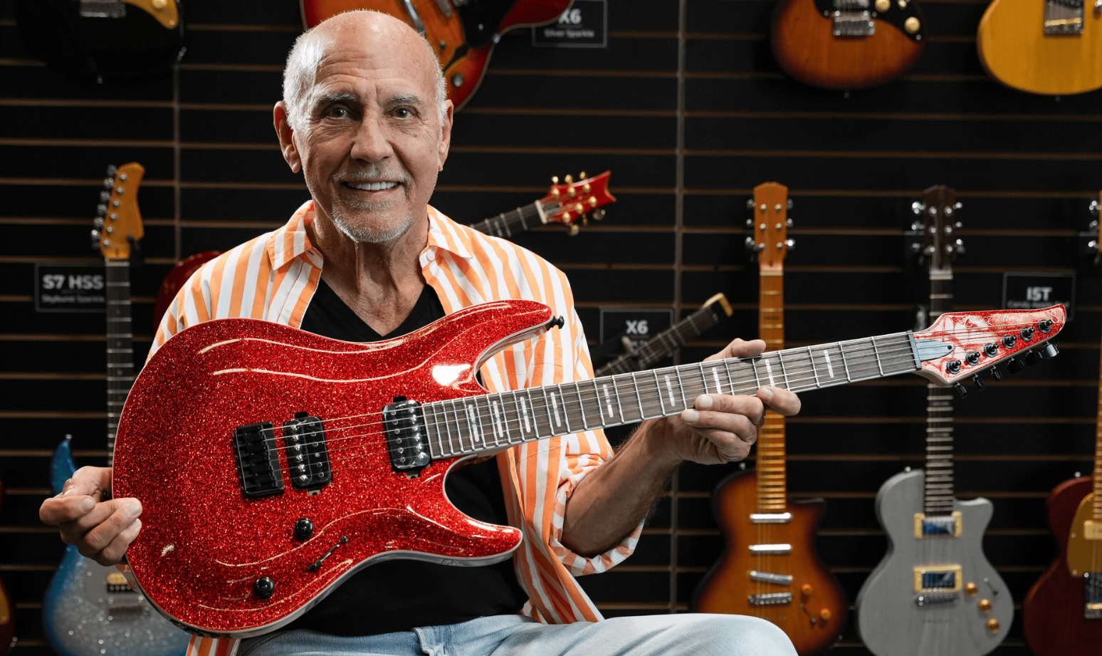 Sire Larry Carlton Y5 2h Ht Rw - Red Sparkle - Elektrische gitaar in Strat vorm - Variation 4