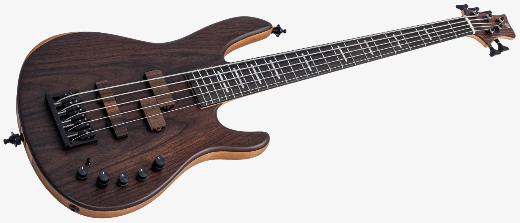 Sire Marcus Miller F10dc 5st Lh 5c Gaucher Active Eb - Natural - Solid body elektrische bas - Variation 2