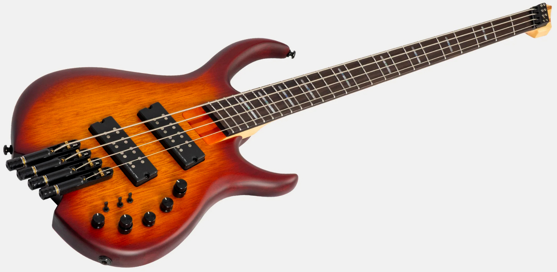 Sire Marcus Miller M6 Headless 4st Multiscale Active Rw - Tobacco Sunburst Satin - Solid body elektrische bas - Variation 2