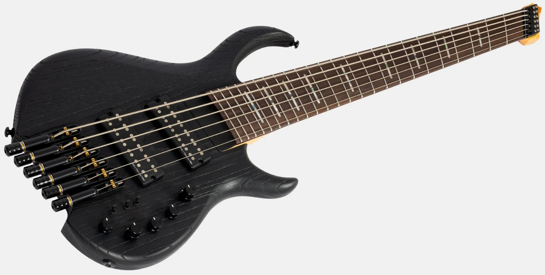 Sire Marcus Miller M6 Headless 6st Multiscale 6c Active Rw - Black - Solid body elektrische bas - Variation 2