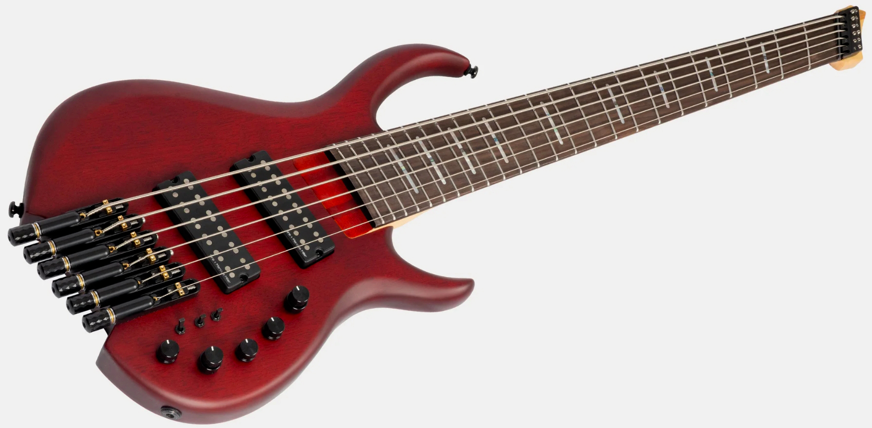 Sire Marcus Miller M6 Headless 6st Multiscale 6c Active Rw - Mahogany Satin - Solid body elektrische bas - Variation 7