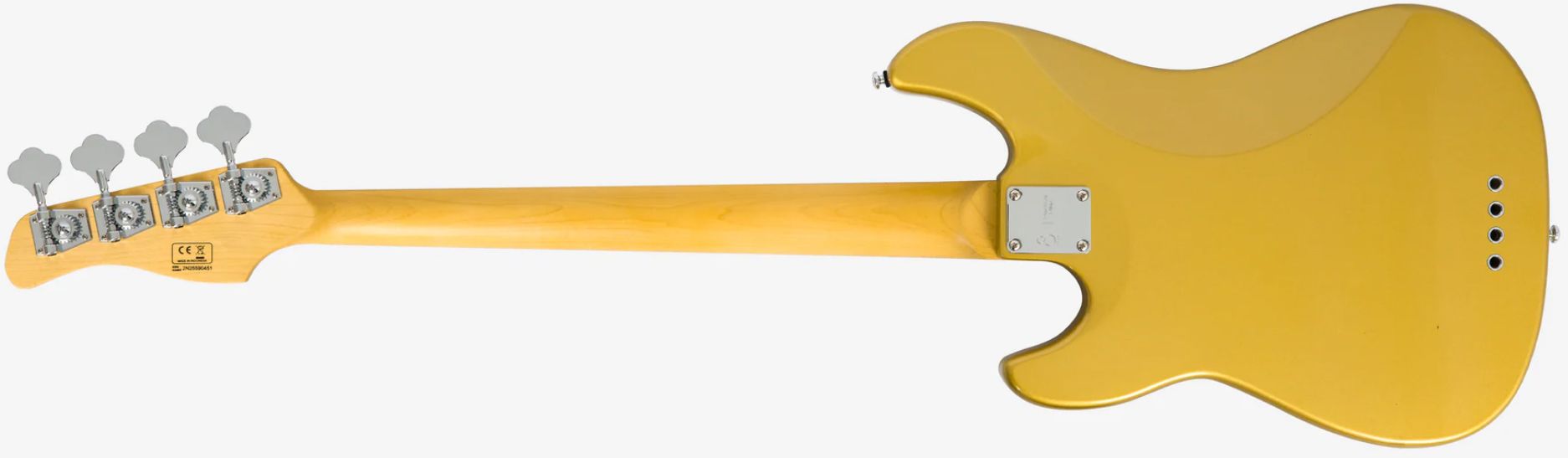 Sire Marcus Miller P5 Alder 4st Mn - Metallic Gold - Solid body elektrische bas - Variation 1