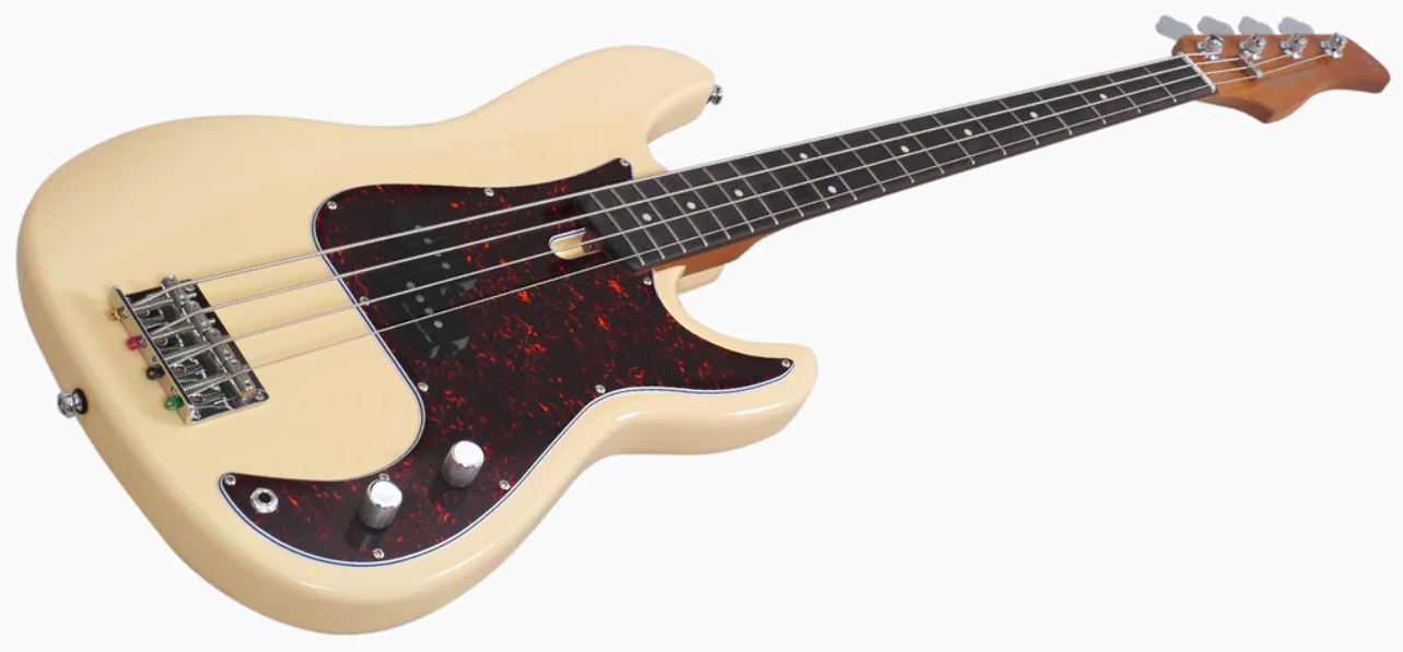 Sire Marcus Miller P5r 4st Lh 4c Gaucher Rw - Vintage White - Solid body elektrische bas - Variation 1