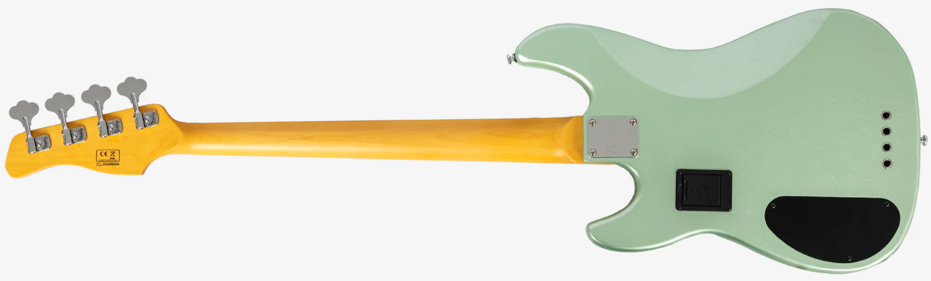 Sire Marcus Miller P6 4st Active Mn - Surf Green Metallic - Solid body elektrische bas - Variation 1