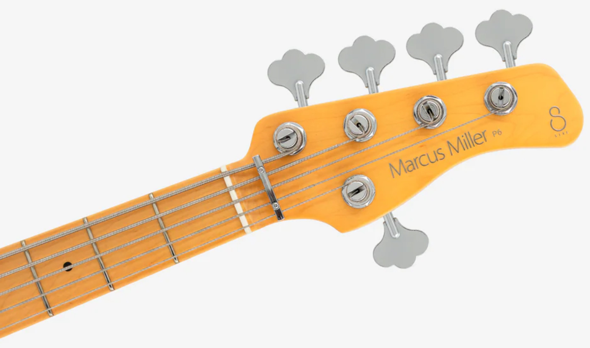 Sire Marcus Miller P6 5st 5c Active Mn - Surf Green Metallic - Solid body elektrische bas - Variation 3