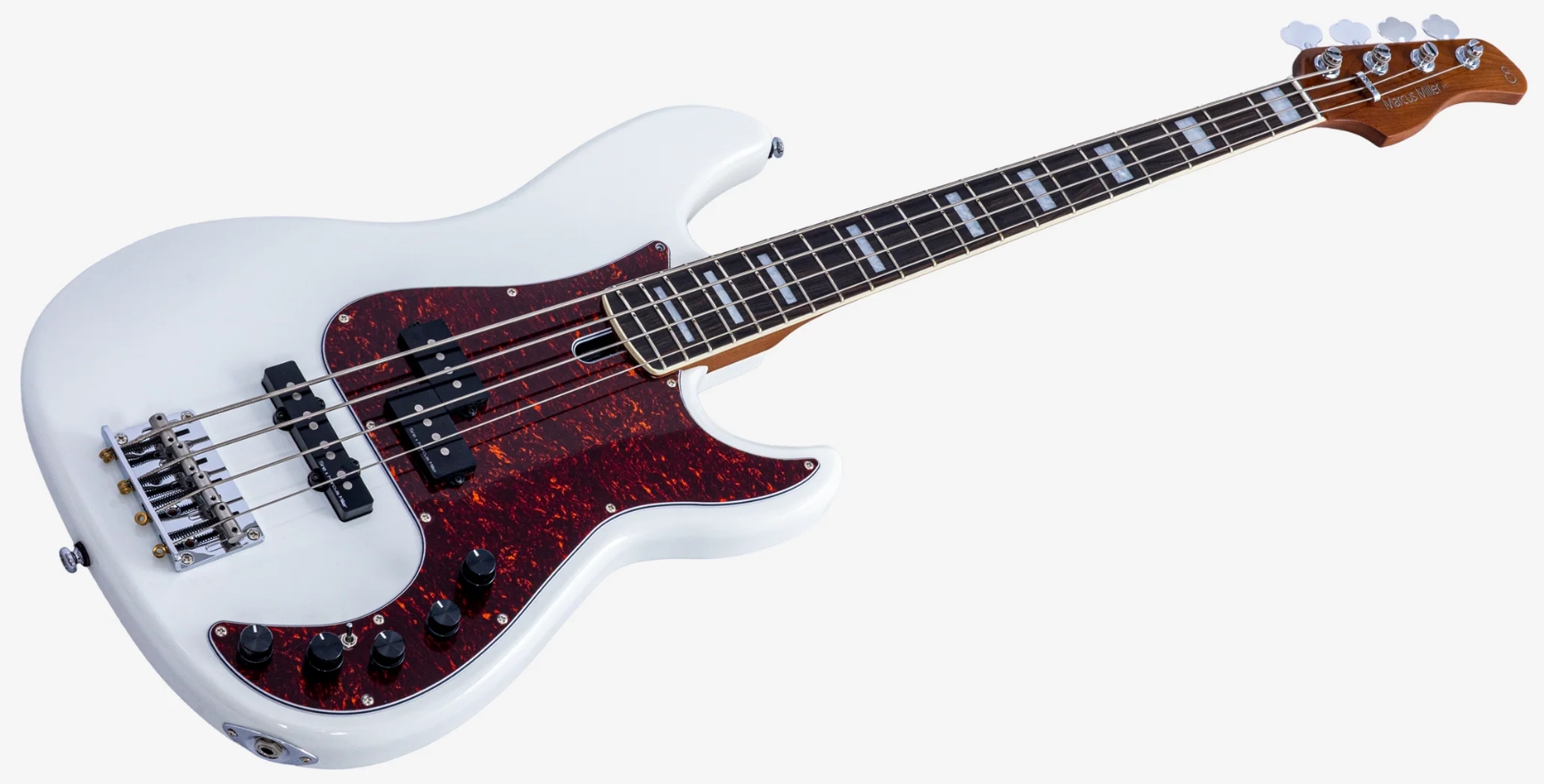 Sire Marcus Miller P7 New Gen 4st Active Eb - Antique White - Solid body elektrische bas - Variation 2